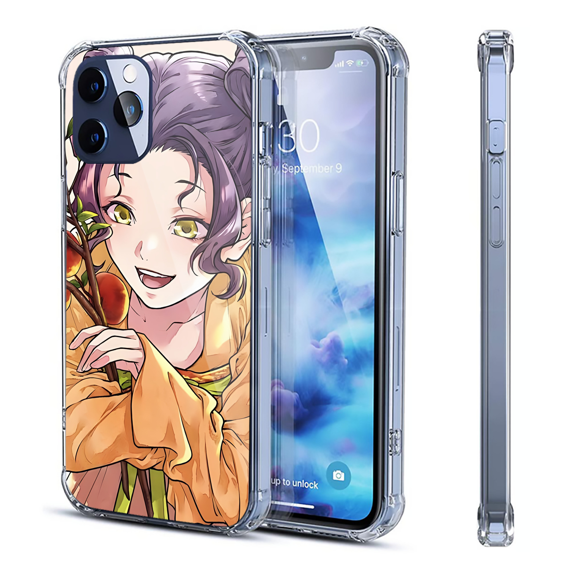 （画像用） 薬屋のひとりごと The Apothecary Diaries 【iPhone 12シリーズ対応】透明スマホケース（クリアソフトケース）